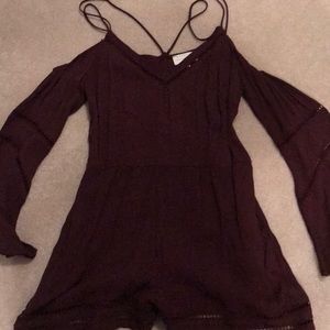 Maroon romper!